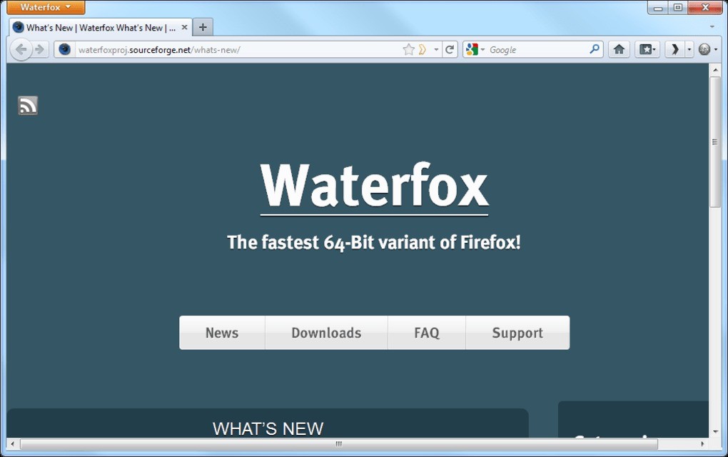 Waterfox Browser